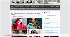 Desktop Screenshot of ihavevanished.com